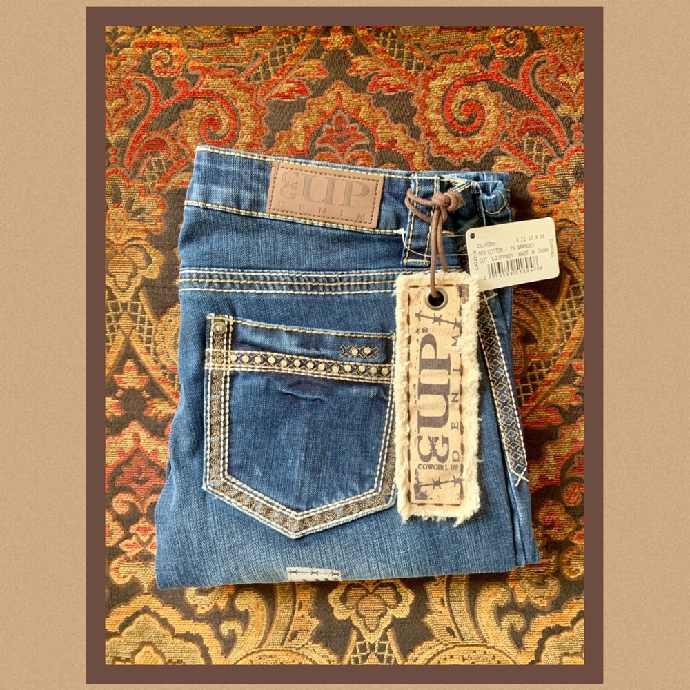 Cowgirl Up Denim Jeans 30 x 36